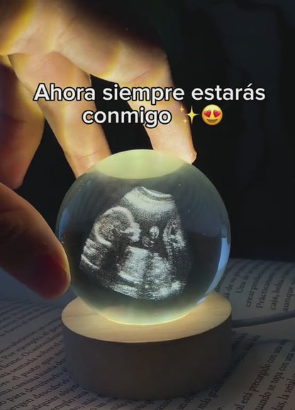 Esfera de CRISTAL 3D Personalizada con tu foto